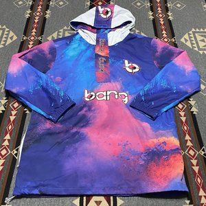 Bang Revolution ENERGY RAIN JACKET PULLOVER WINDBREAKER Men’s XL